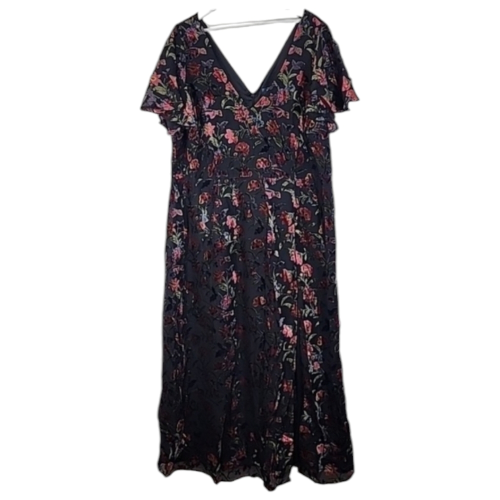 Modcloth Standing Ovation Bouquet Maxi plus size dress 24W